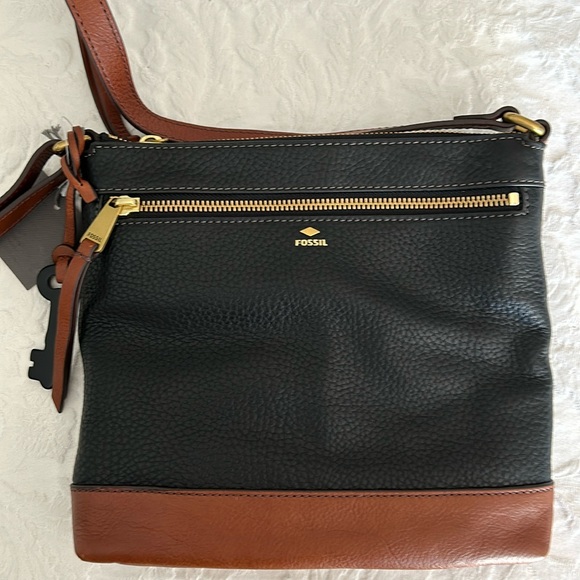 Fossil® • Devon Crossbody  - Black/Brown main image 0
